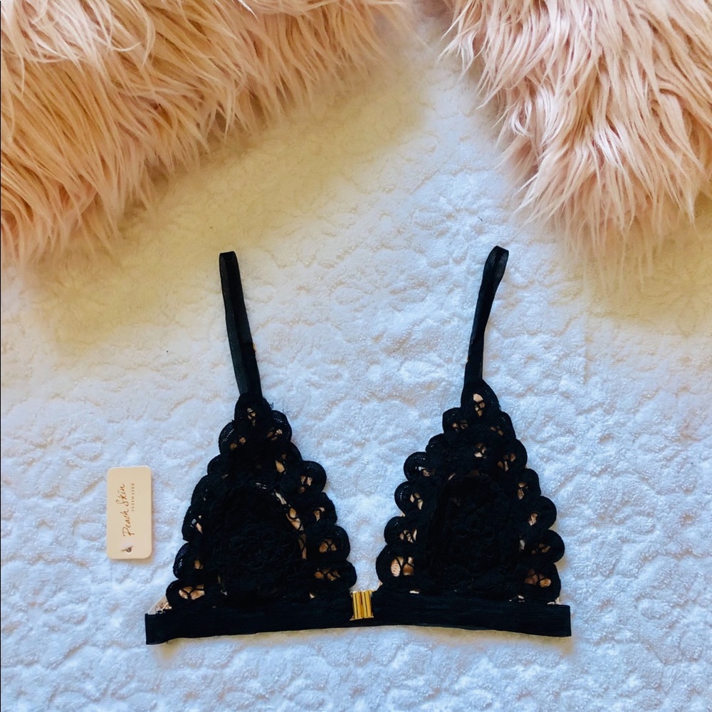Black bra top